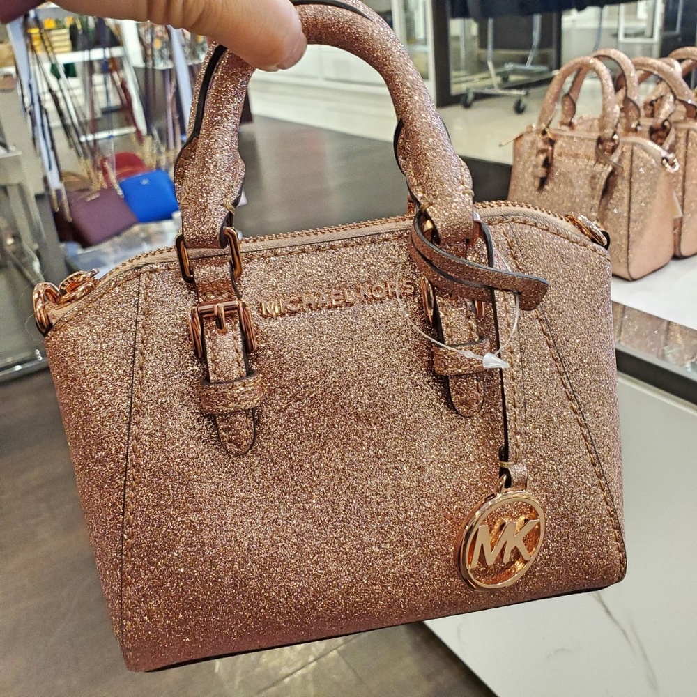 MICHAEL KORS MINI CIARA XBODY CROSSBODY GLITTER - Picture 2 of 5